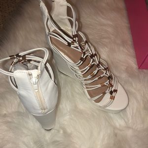 Lace up Wedges